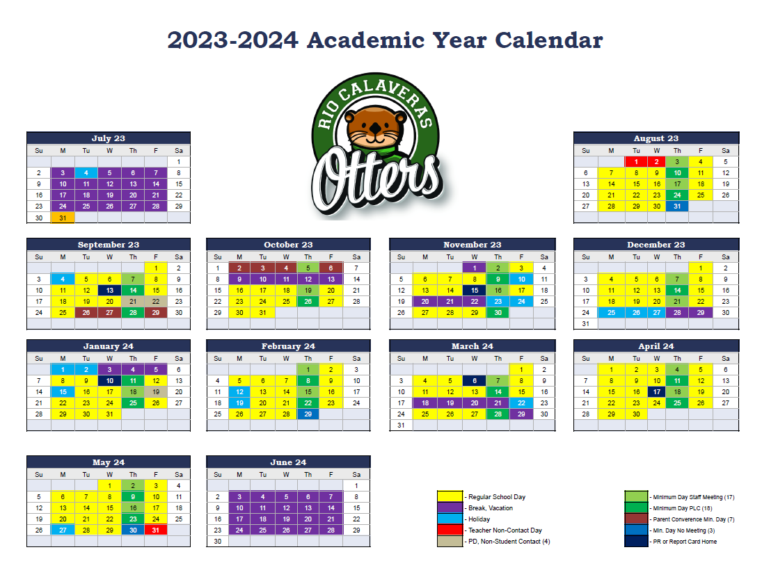 General Information / 2324 School Year Calendar